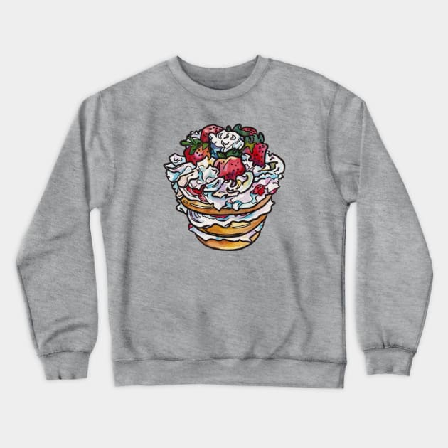 Strawberry Shortcake Crewneck Sweatshirt by JenTheTracy